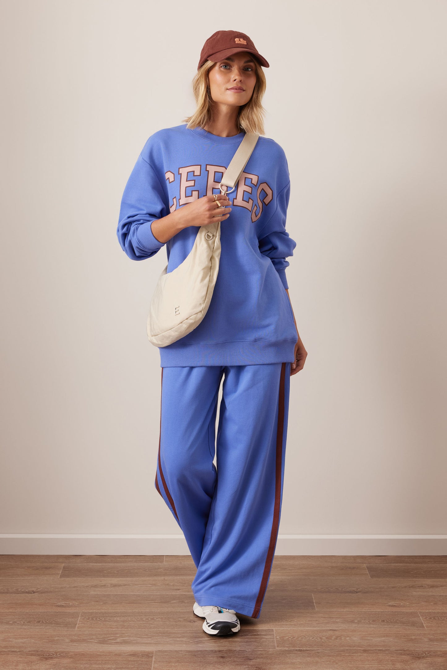 Gigi Wide Leg Terry Trackpant