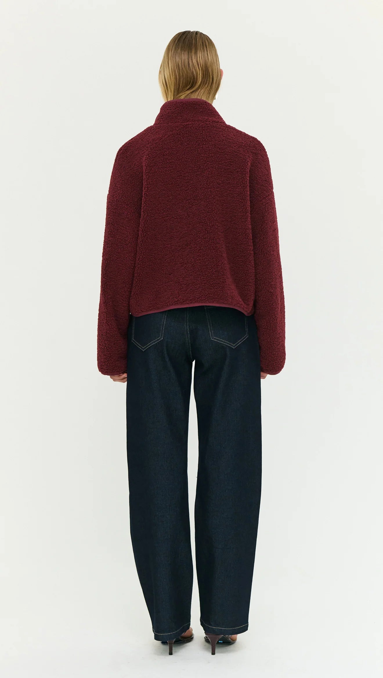 Katya Crop Sherpa Jacket