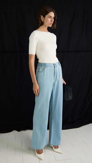 Amelia Chambray Jeans