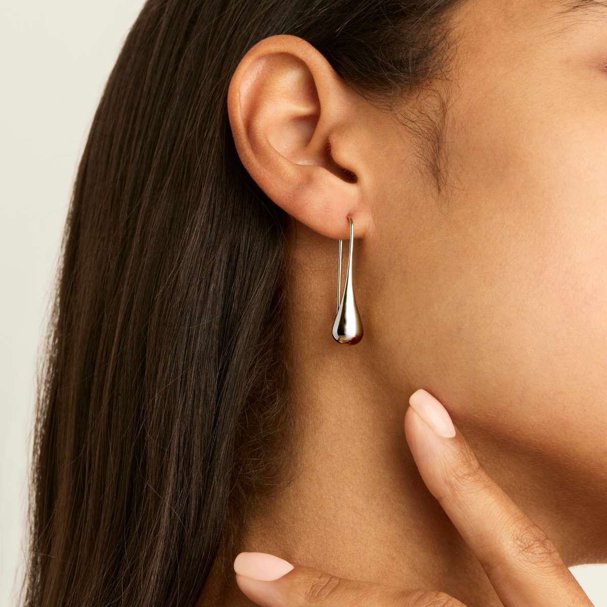 Silent Tears Earring Silver