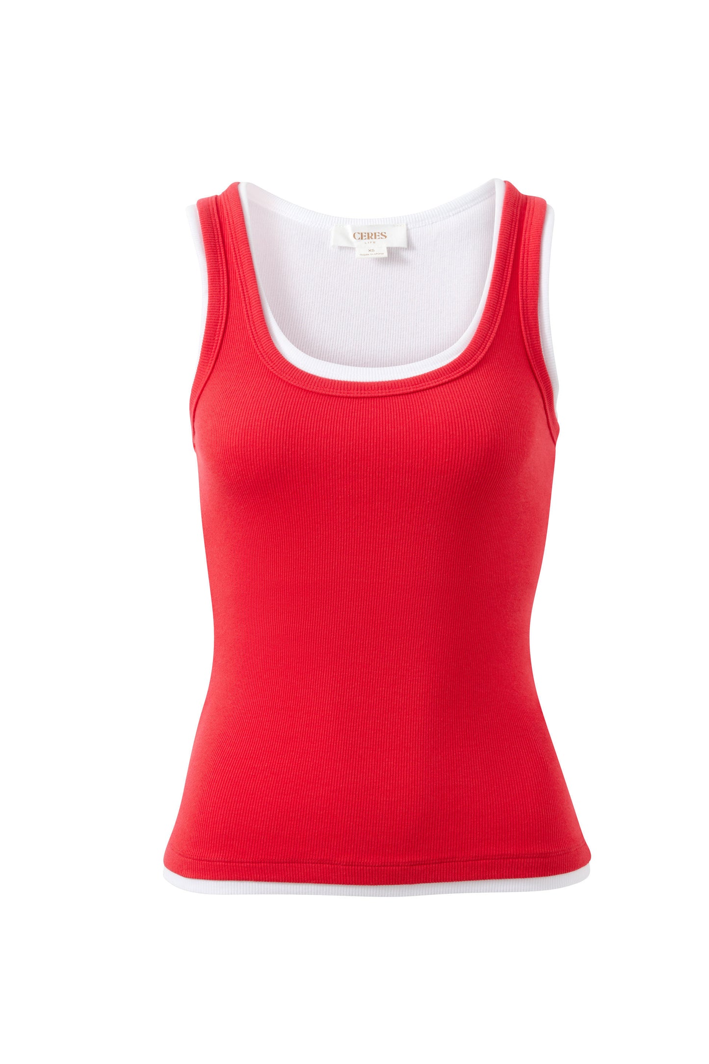 Skylar Layered Rib Tank