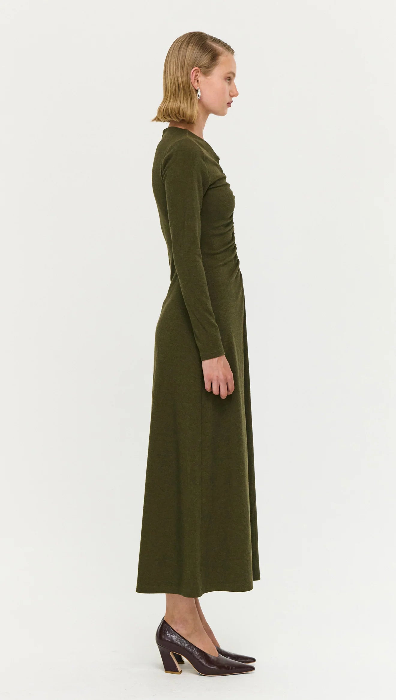 Farrah Rib Midi Dress