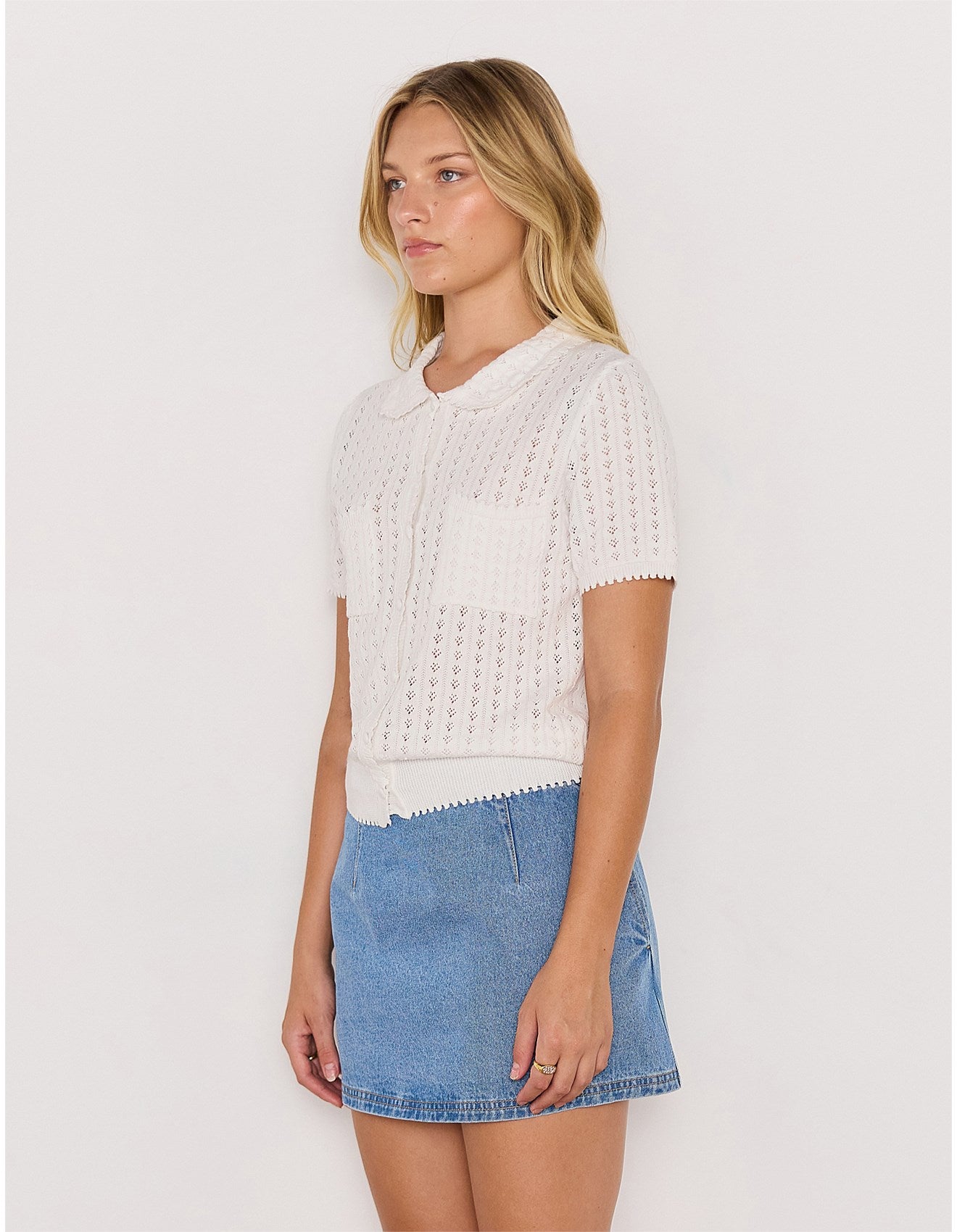 Miles Denim Mini Skirt
