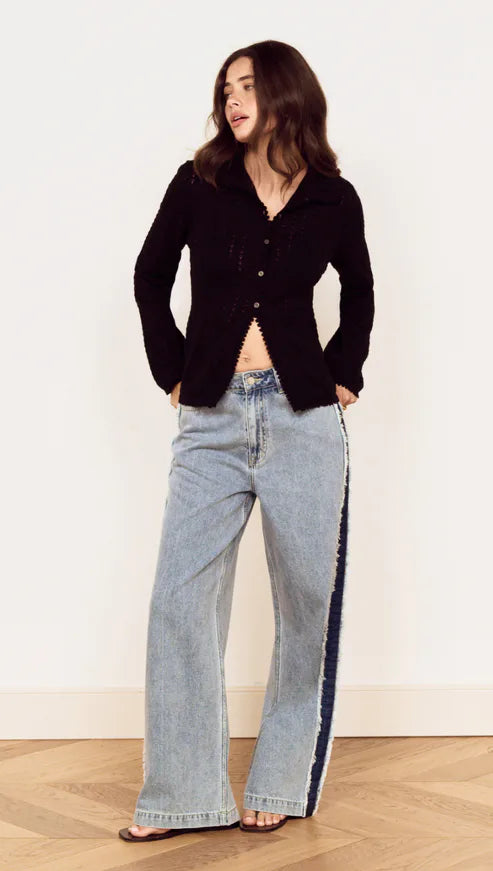 Hanna Pointelle Cardigan