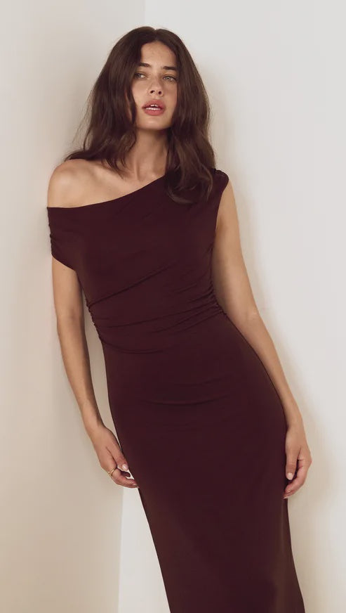 Aster Mesh Midi Dress