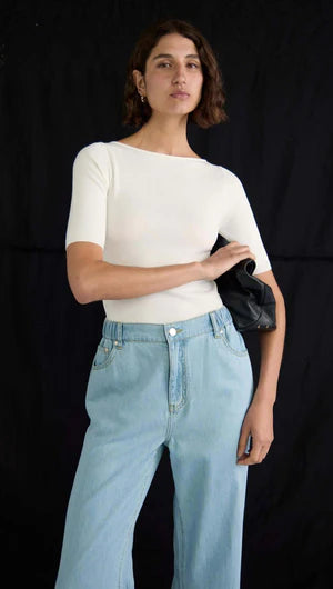 Amelia Chambray Jeans