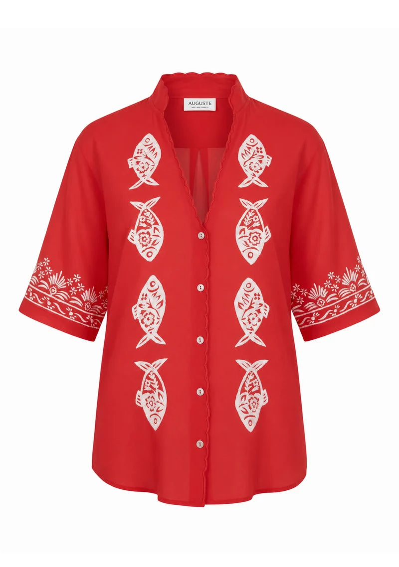 Sardine Embroidered Blouse