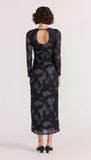 Aura Mesh Midi Dress
