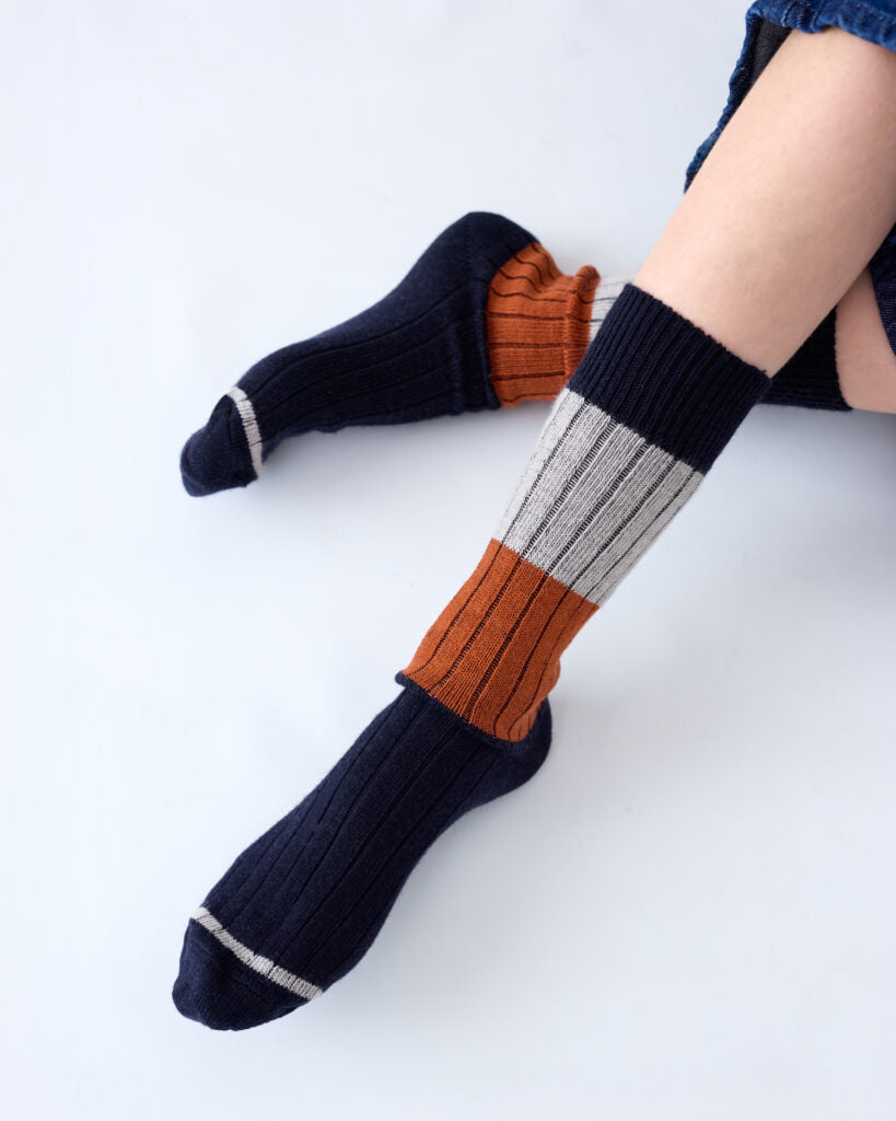 Chunky Rib Merino Wool Socks