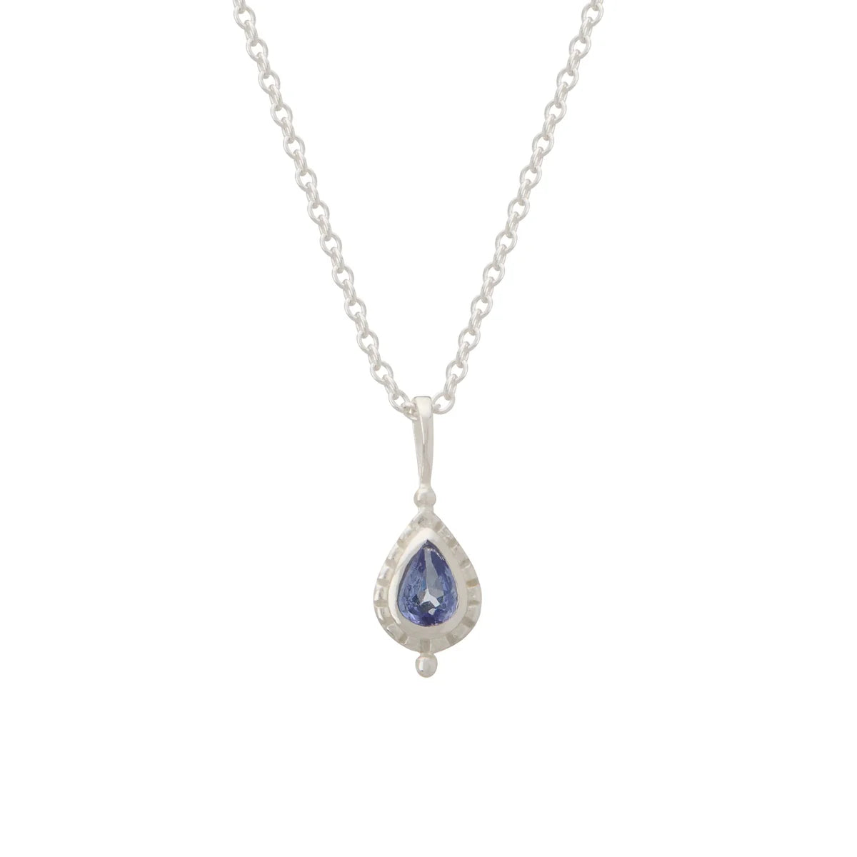 Birthstone Necklace - Silver