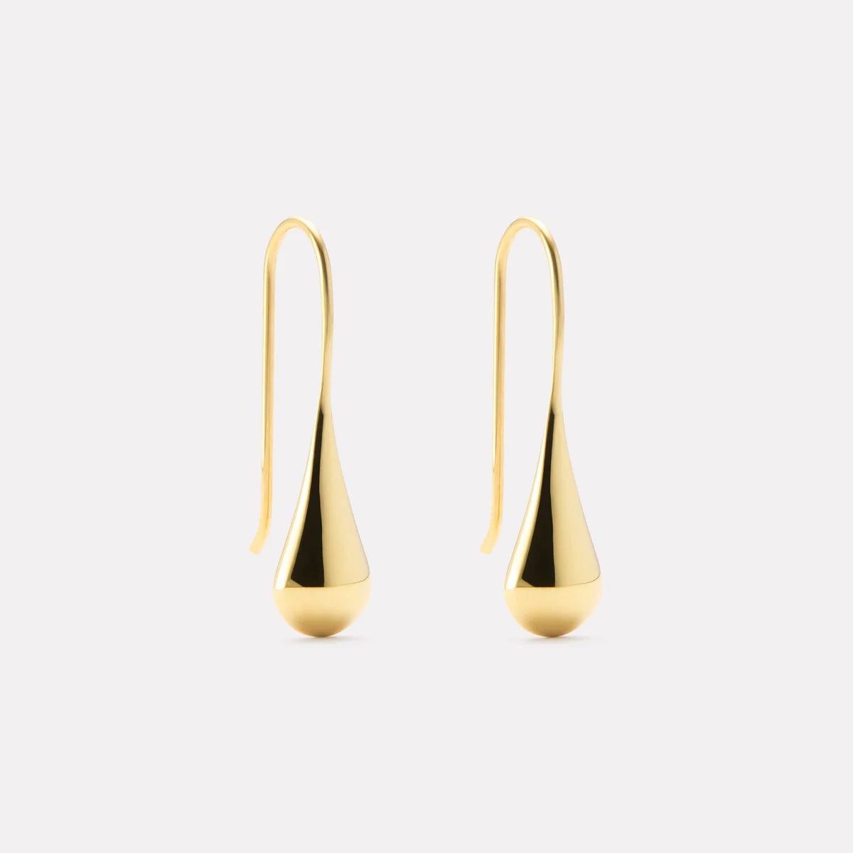 My Silent Tears Earring  Yellow Gold