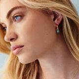 Heavenly Turquoise Earring Gold