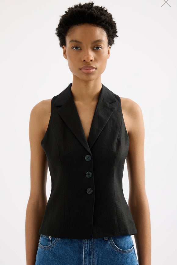 Thilda Linen Vest S24