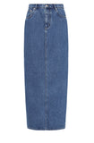 Organic Denim Maxi Skirt