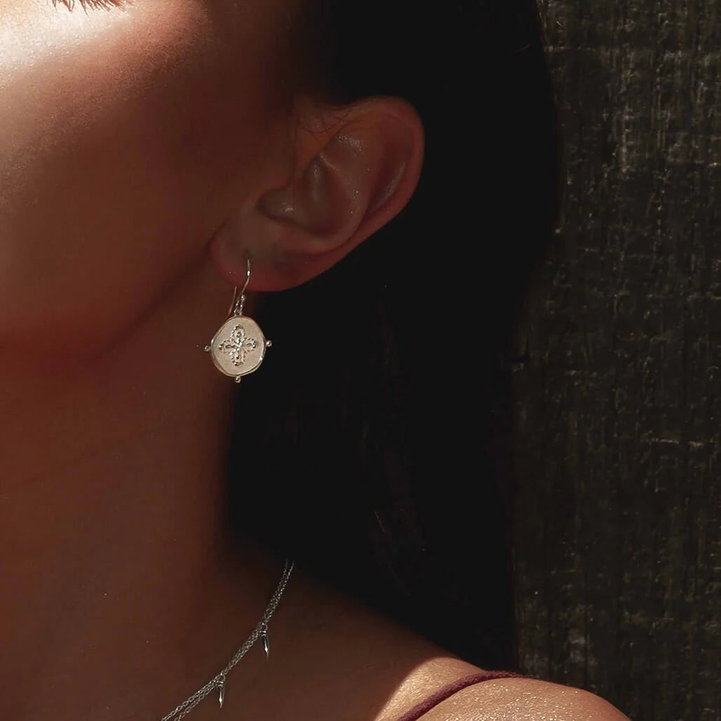 Sahara Small Earrings Silver