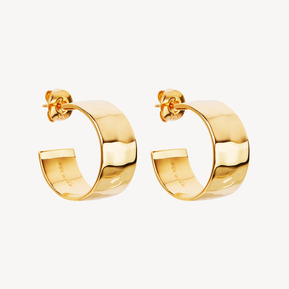 La Dolce Vita Yellow Gold Hoop Earrings