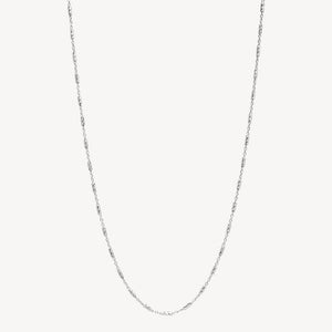 Equilibrium Silver Chain Necklace 45cm