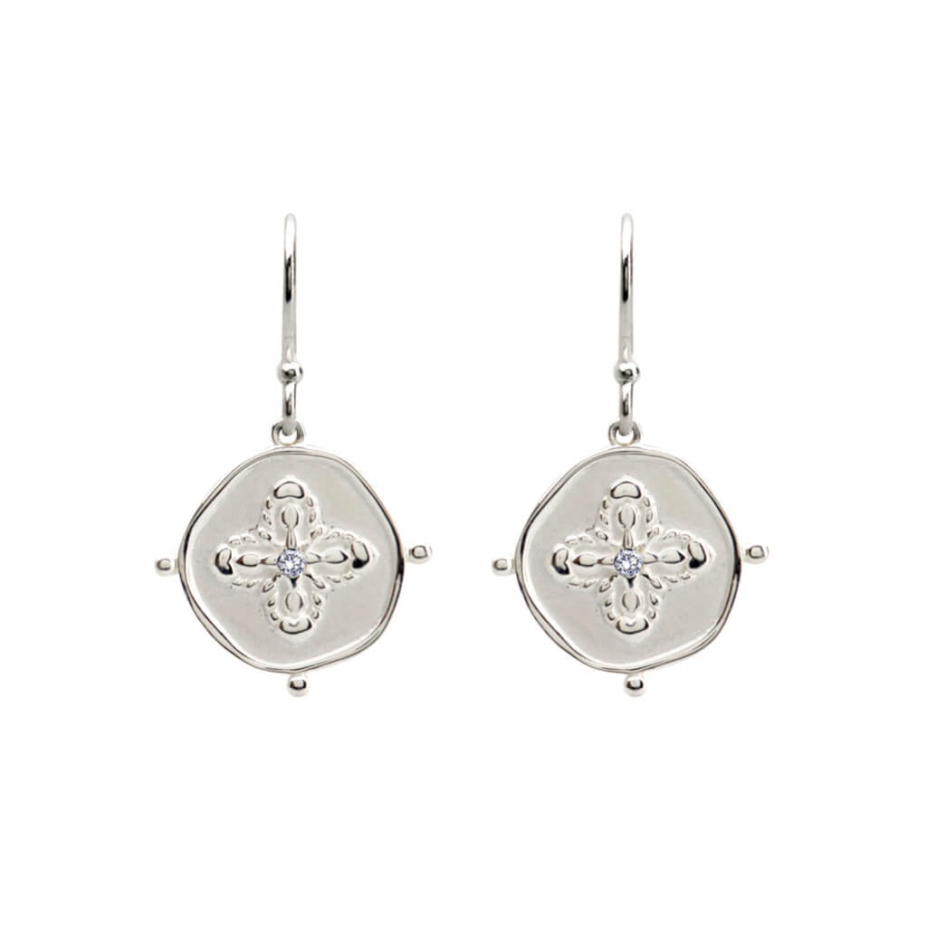 Sahara Small Earrings Silver