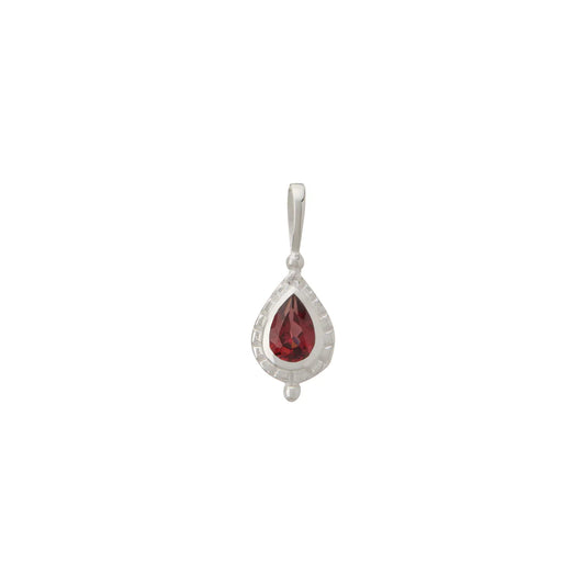 Birthstone Charm - Silver