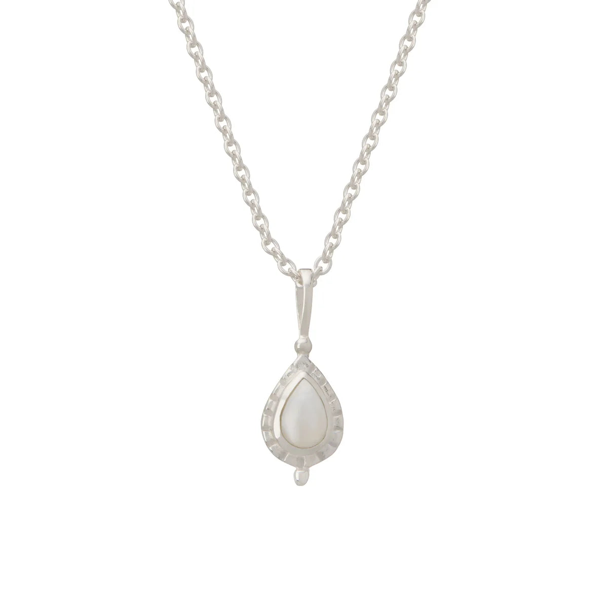 Birthstone Necklace - Silver