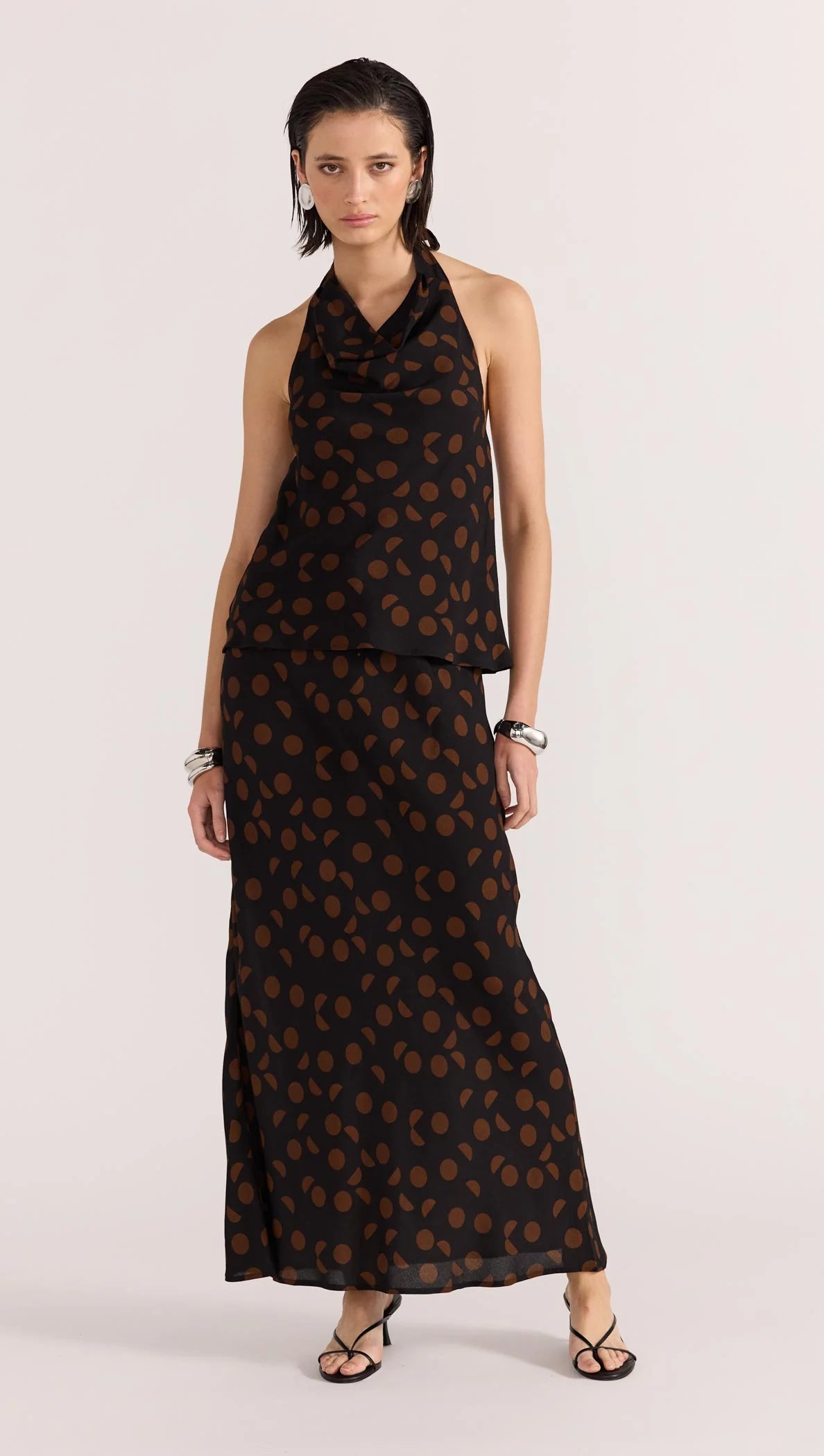 Luella Bias Midi Skirt