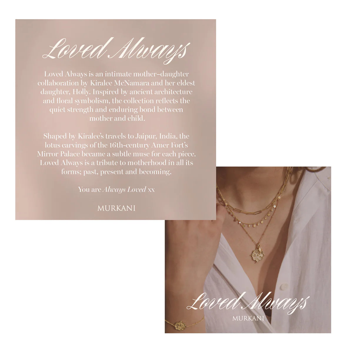 Loved Always Floral Pendant Small