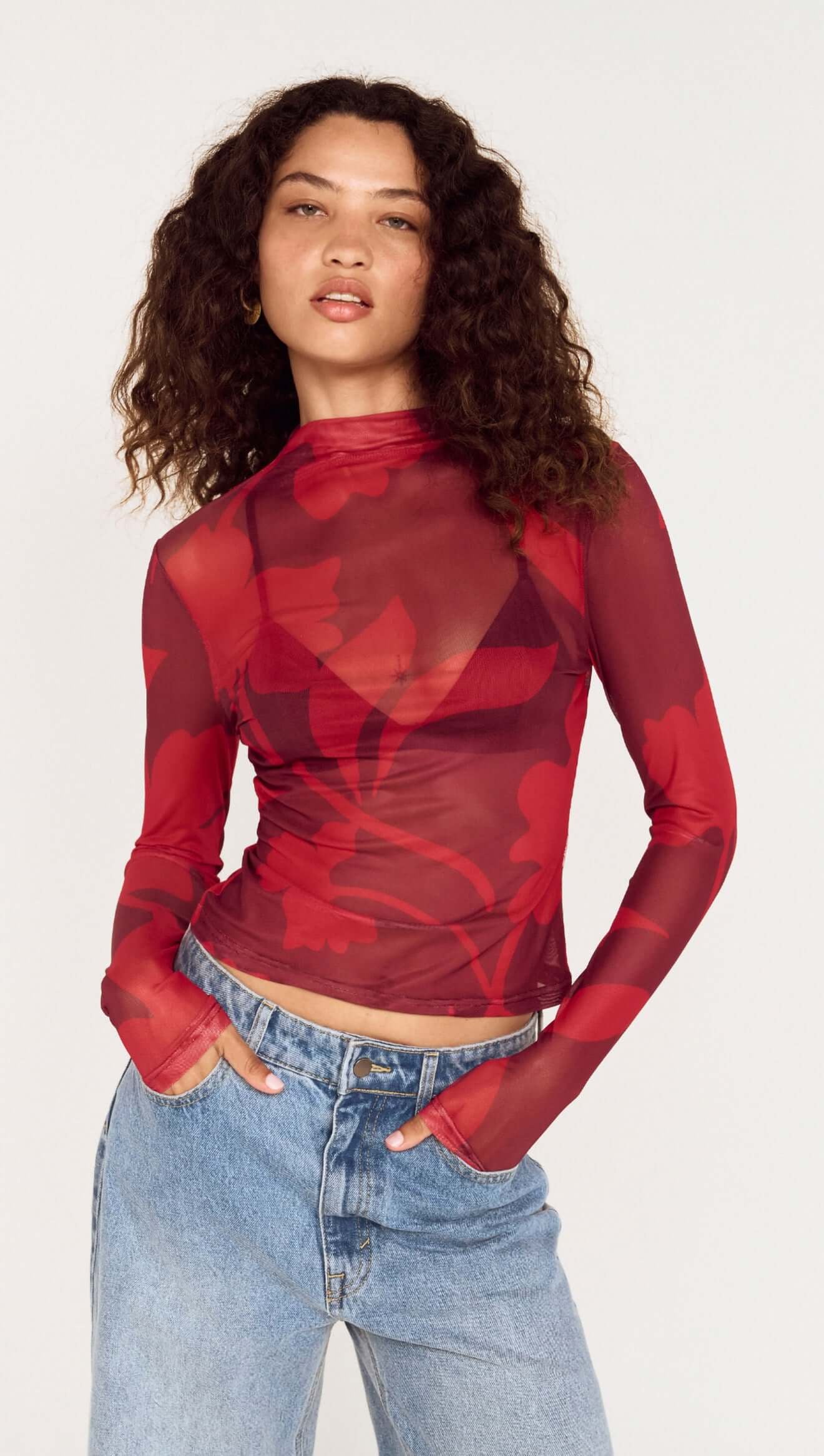 Airi Mesh Top
