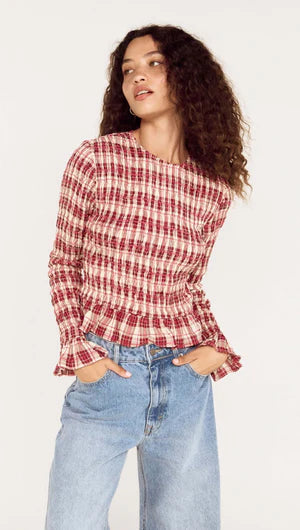 Anouk Shirred Top
