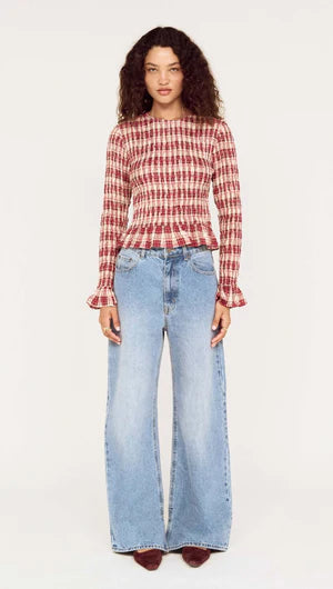 Anouk Shirred Top