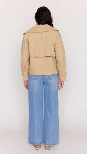 Aya Cropped Trench
