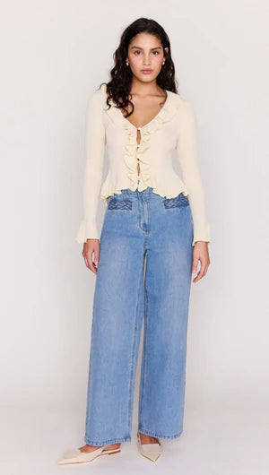 Mirabel Ruffled Cardigan