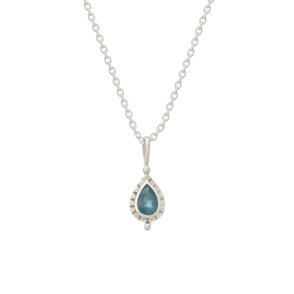 Birthstone Necklace - Silver