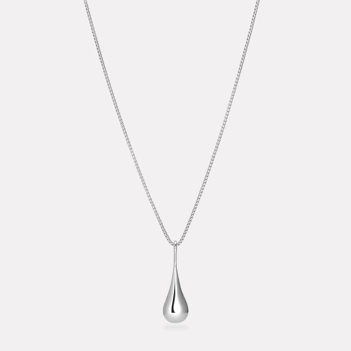 My Silent Tears Necklace Silver