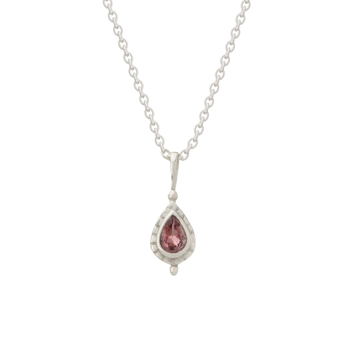 Birthstone Necklace - Silver