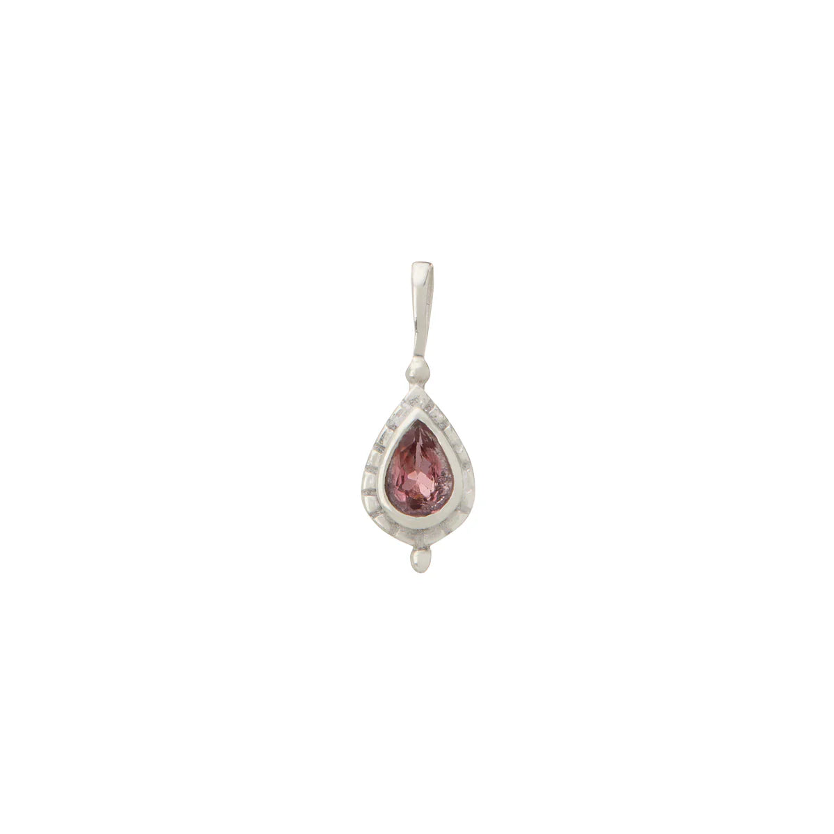 Birthstone Charm - Silver