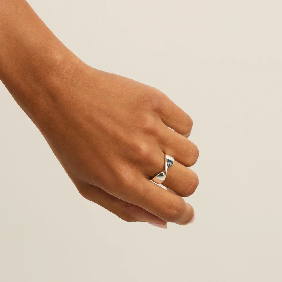 Silver Twist Ring