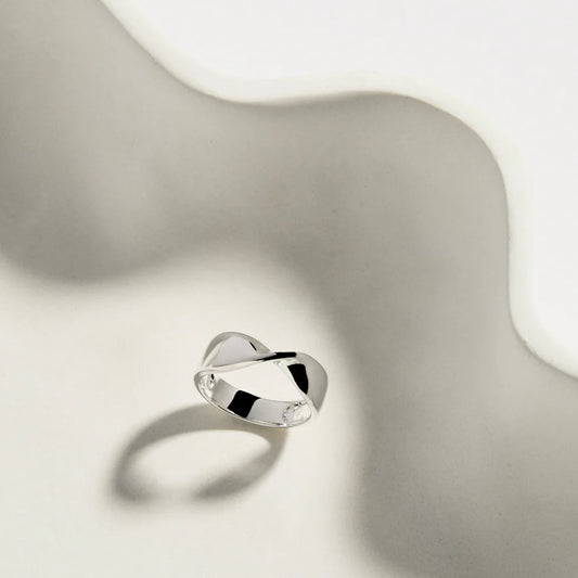 Silver Twist Ring