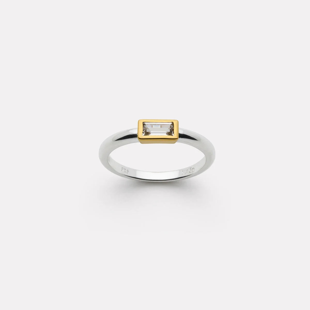 Skye 2-Tone Cubic Zirconia Ring