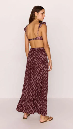 Sierra Ruffle Hem Maxi Skirt