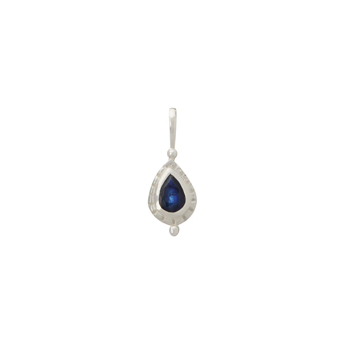 Birthstone Charm - Silver
