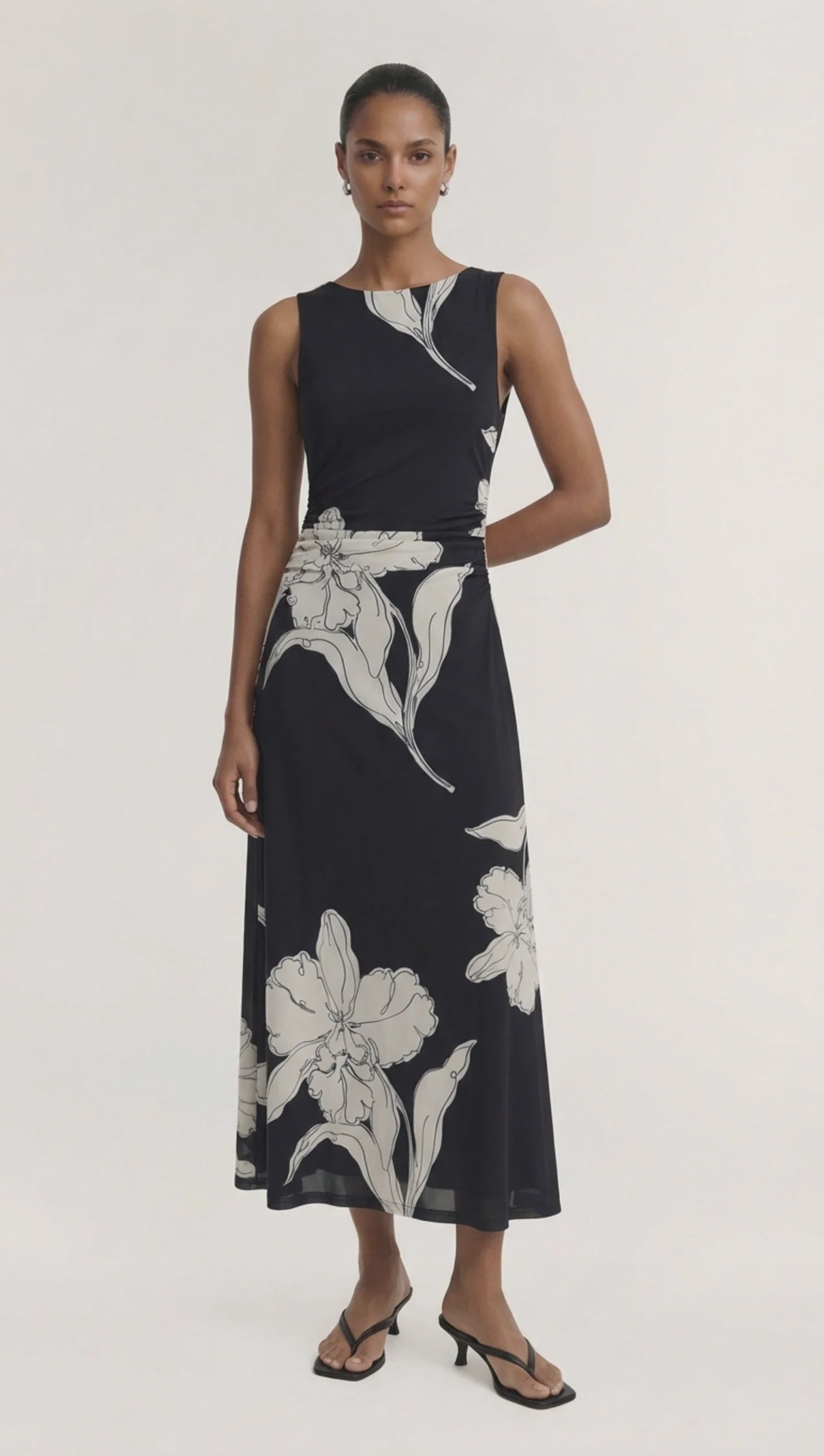 Veda Mesh Midi Dress