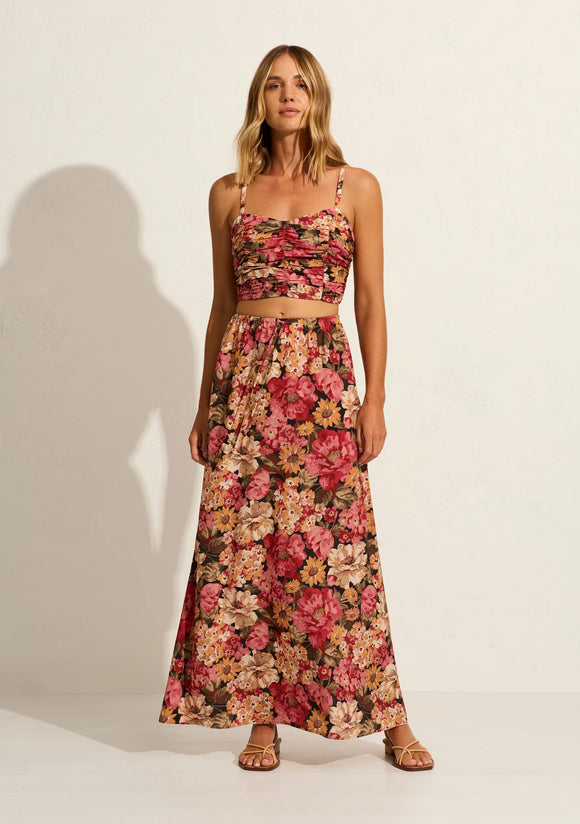 Flavia Maxi Skirt - Esther Print