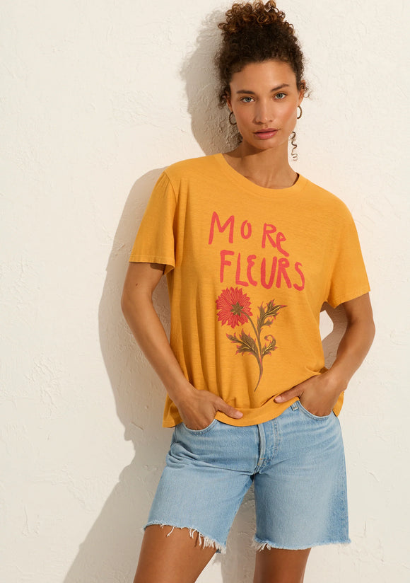 Fleurs Classic Tee Mango