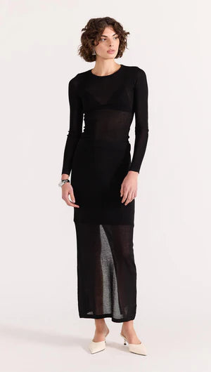 Asta Sheer Midi Skirt