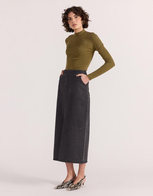 Sutton Denim Skirt