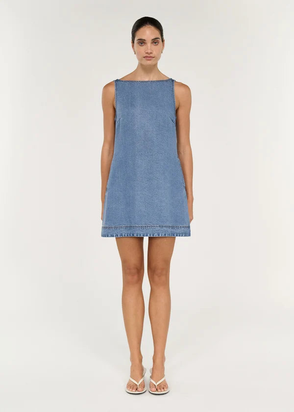 Talia Chambray Mini Dress
