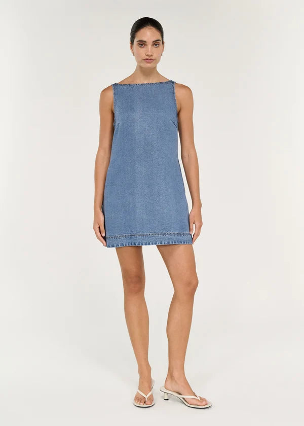 Talia Chambray Mini Dress