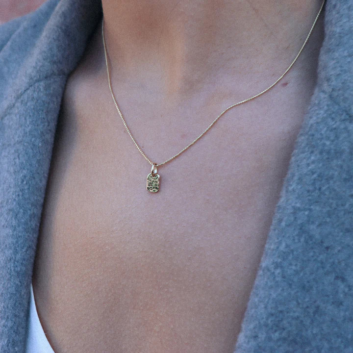 Tigger Yellow Gold Necklace
