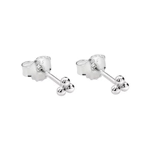Trinity Ball Stud Sterling Silver