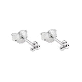 Trinity Ball Stud Sterling Silver